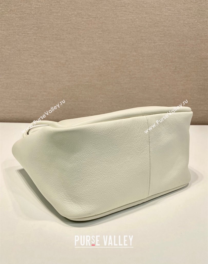 Prada Grained Leather Tote bag 1BG539 White 2024 (YZ-2405241124)