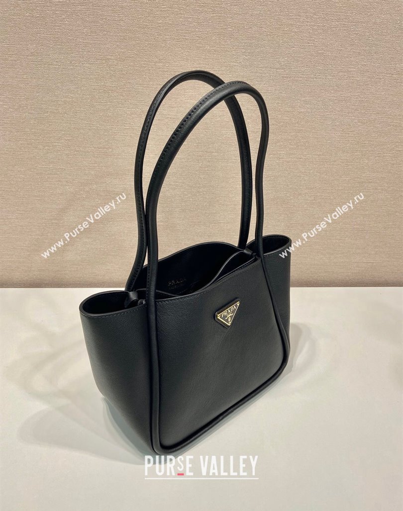 Prada Grained Leather Tote bag 1BG539 Black 2024 (YZ-2405241125)