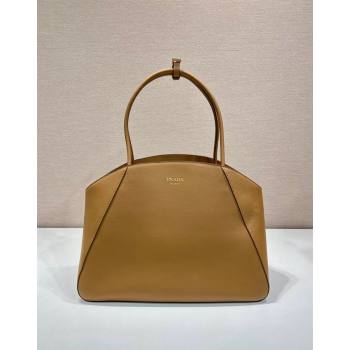 Prada Large Leather Tote bag Brown 2024 1BG510 (YZ-240524001)