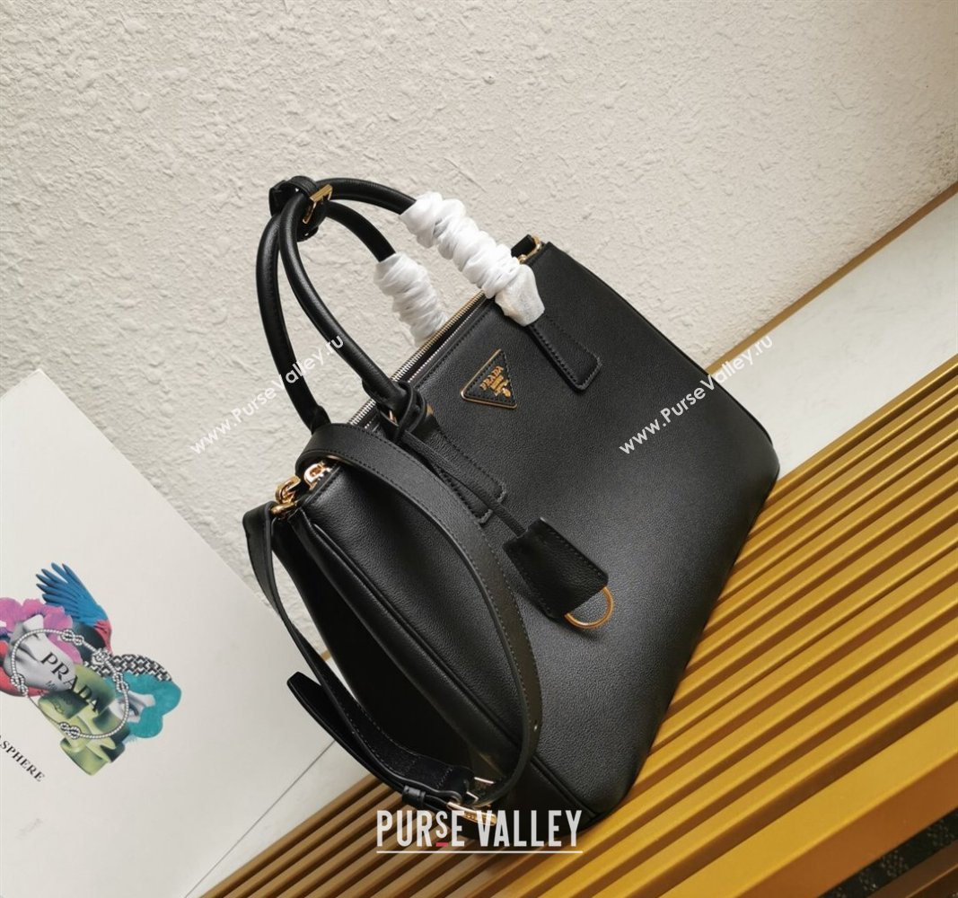 Prada Large Prada Galleria leather top handle bag Black 2024 1BA274 (YZ-240524012)