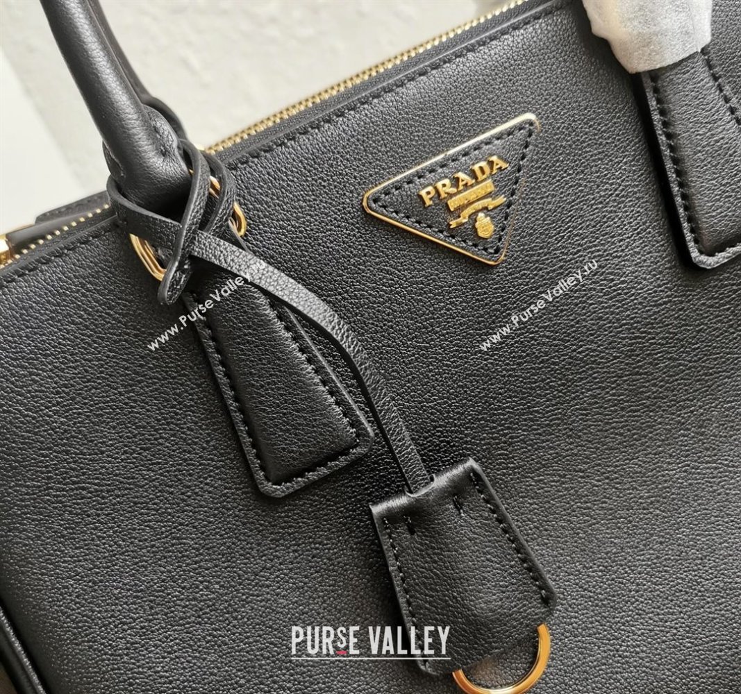 Prada Large Prada Galleria leather top handle bag Black 2024 1BA274 (YZ-240524012)