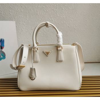Prada Large Prada Galleria leather top handle bag White 2024 1BA274 (YZ-240524013)