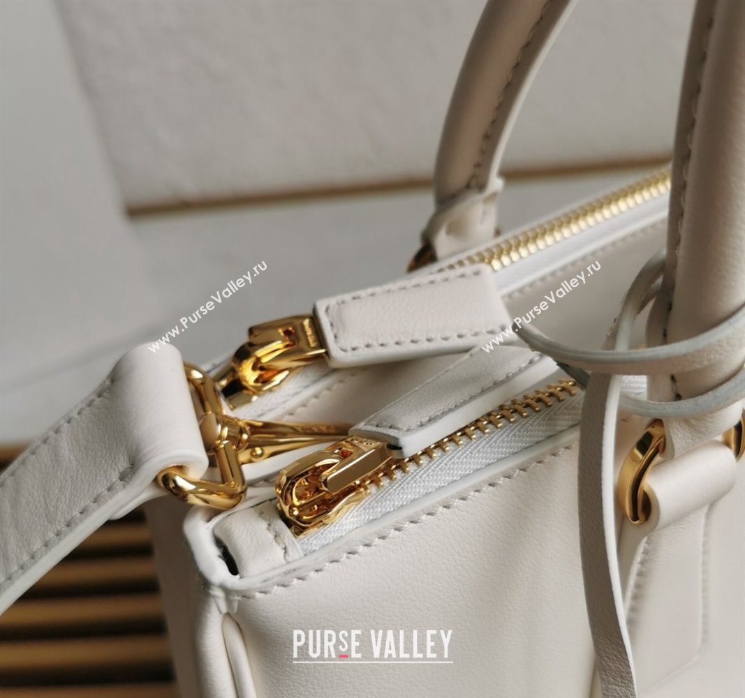 Prada Large Prada Galleria leather top handle bag White 2024 1BA274 (YZ-240524013)