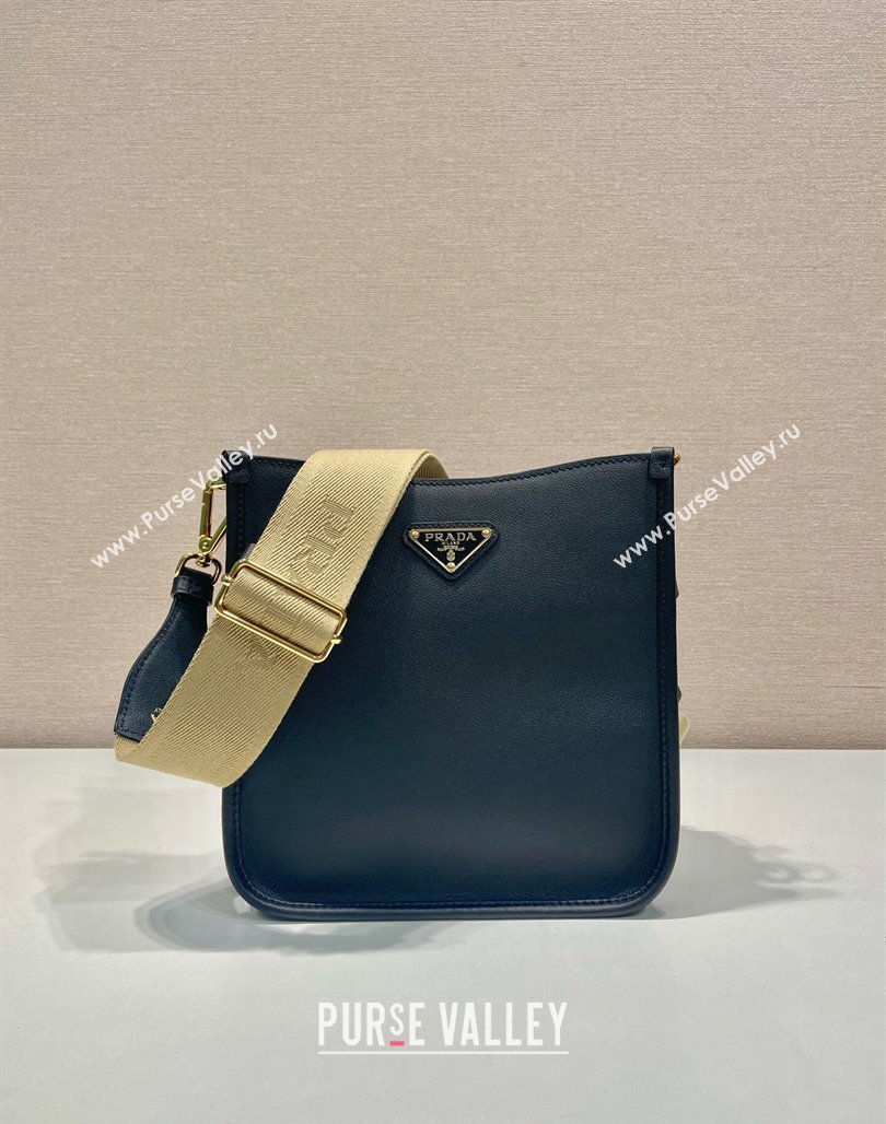 Prada Leather Bucket bag 1BH220 Black 2024 (YZ-240524016)