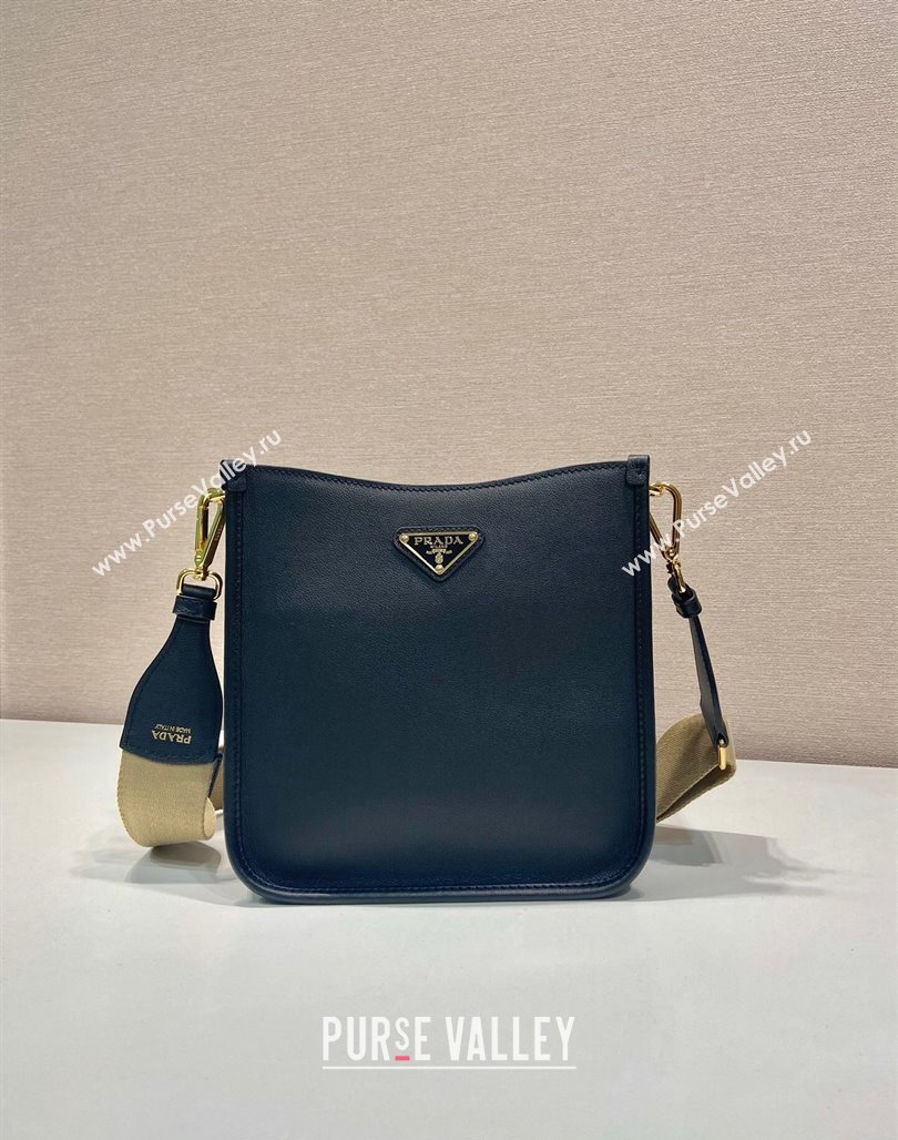 Prada Leather Bucket bag 1BH220 Black 2024 (YZ-240524016)