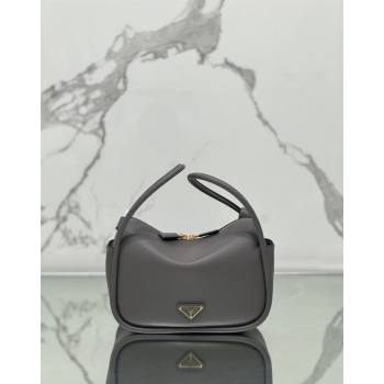 Prada Leather handbag Grey 2024 1BA451 (YZ-240524035)
