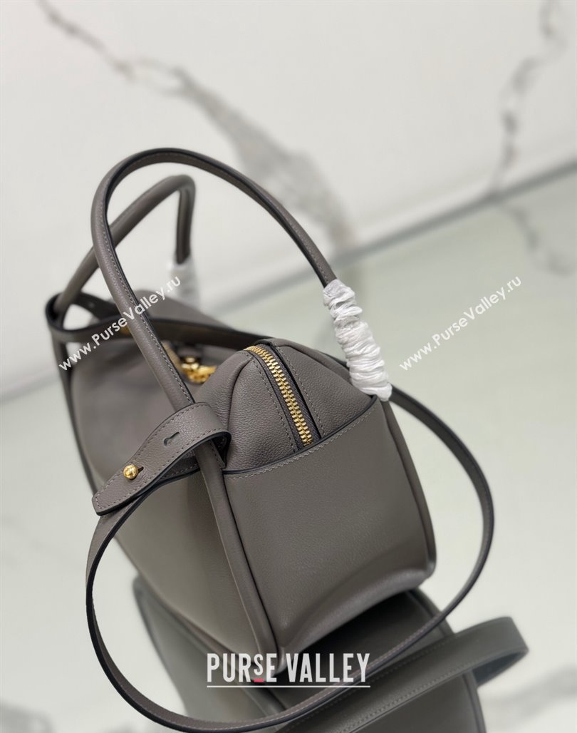 Prada Leather handbag Grey 2024 1BA451 (YZ-240524035)