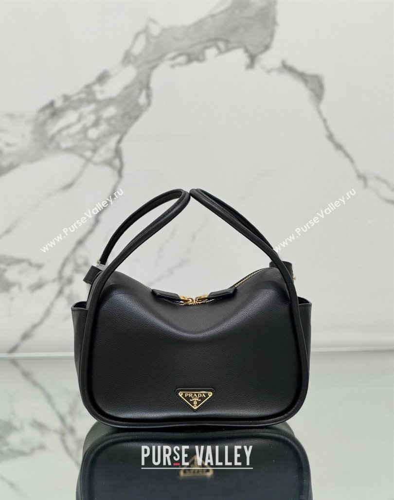 Prada Leather handbag Black 2024 1BA451 (YZ-240524036)