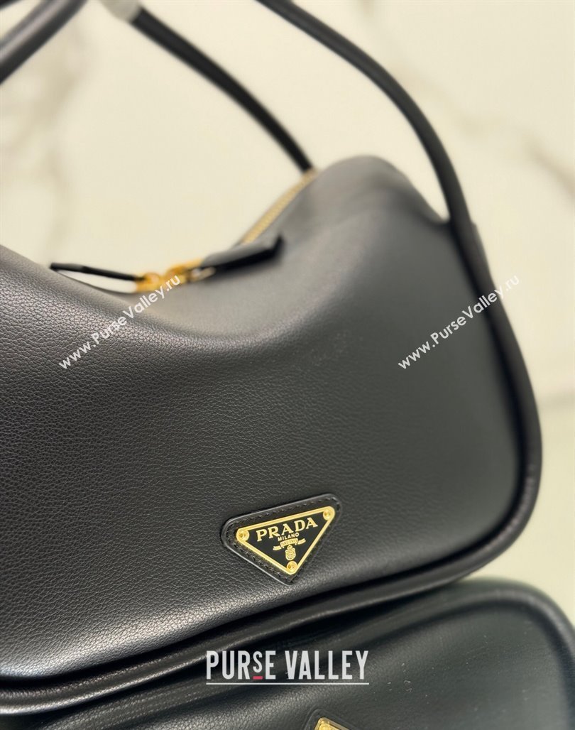 Prada Leather handbag Black 2024 1BA451 (YZ-240524036)