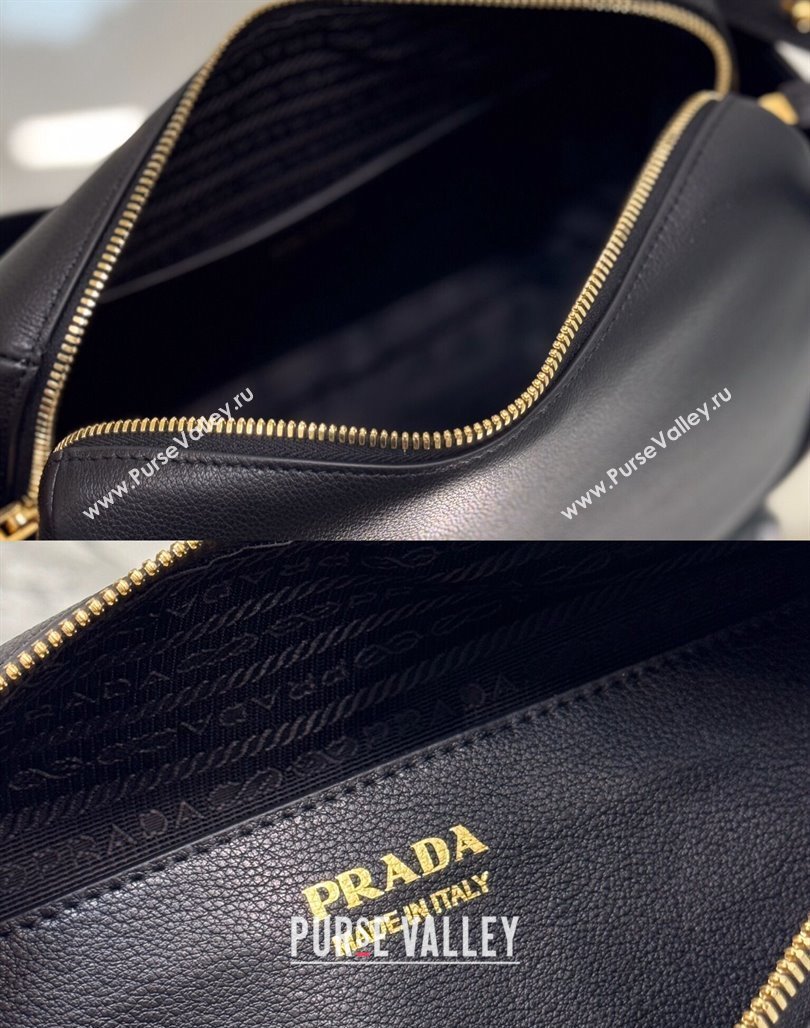 Prada Leather handbag Black 2024 1BA451 (YZ-240524036)