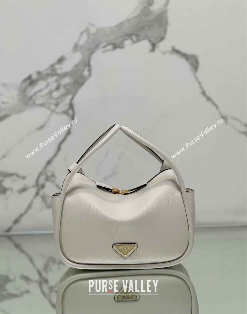 Prada Leather handbag White 2024 1BA451 (YZ-240524037)