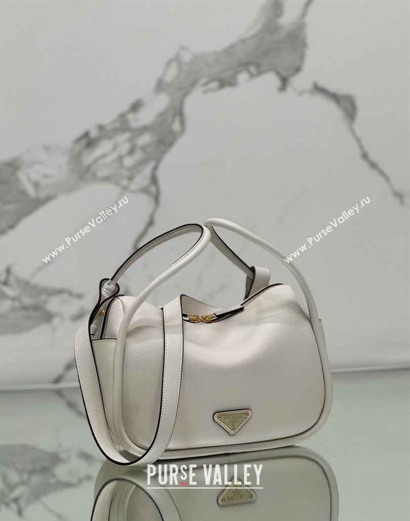 Prada Leather handbag White 2024 1BA451 (YZ-240524037)