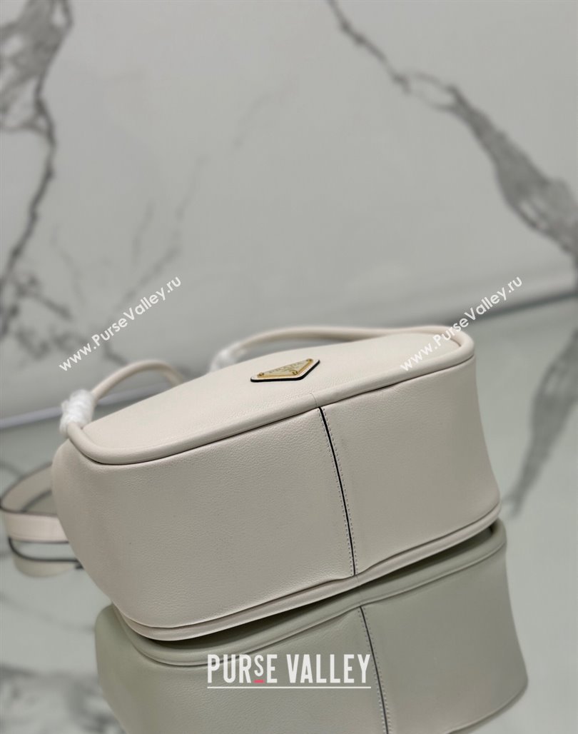 Prada Leather handbag White 2024 1BA451 (YZ-240524037)