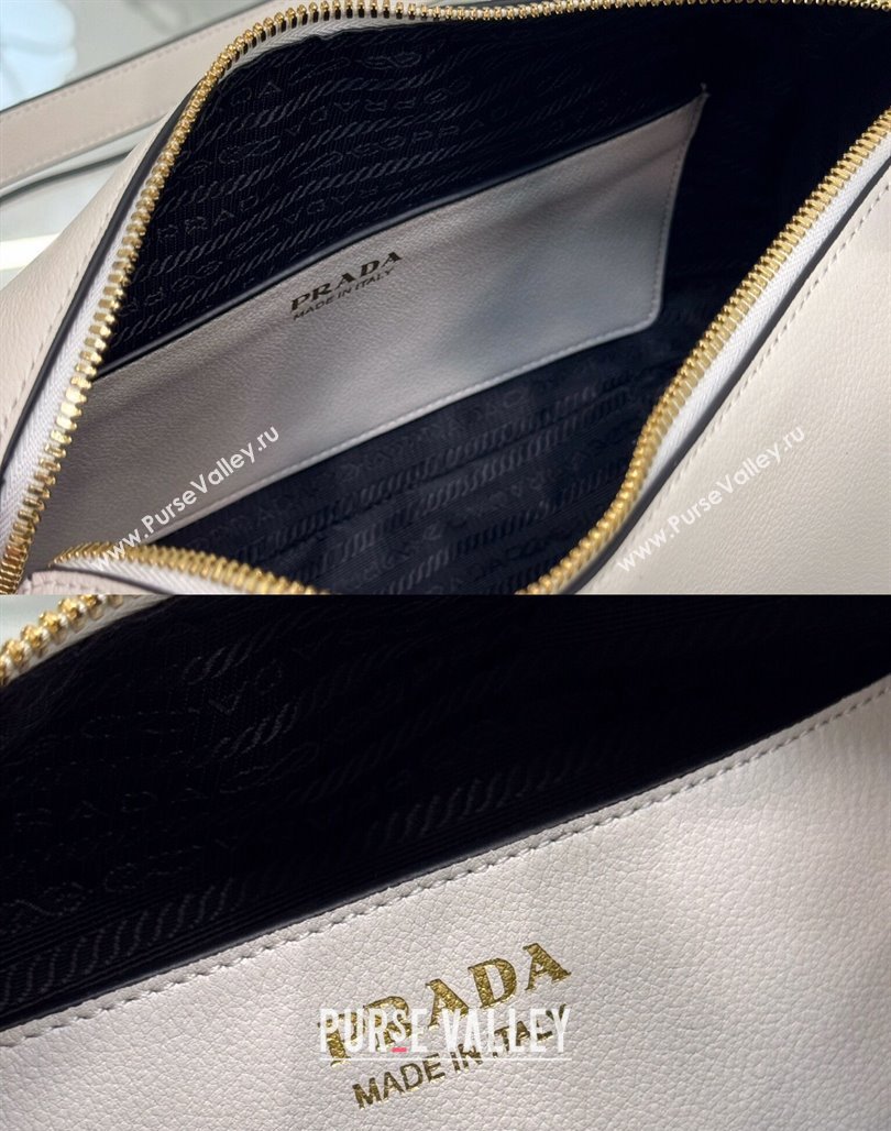 Prada Leather handbag White 2024 1BA451 (YZ-240524037)