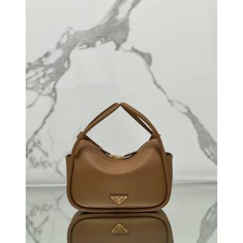 Prada Leather handbag Brown 2024 1BA451 (YZ-240524038)