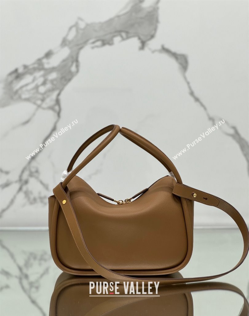 Prada Leather handbag Brown 2024 1BA451 (YZ-240524038)