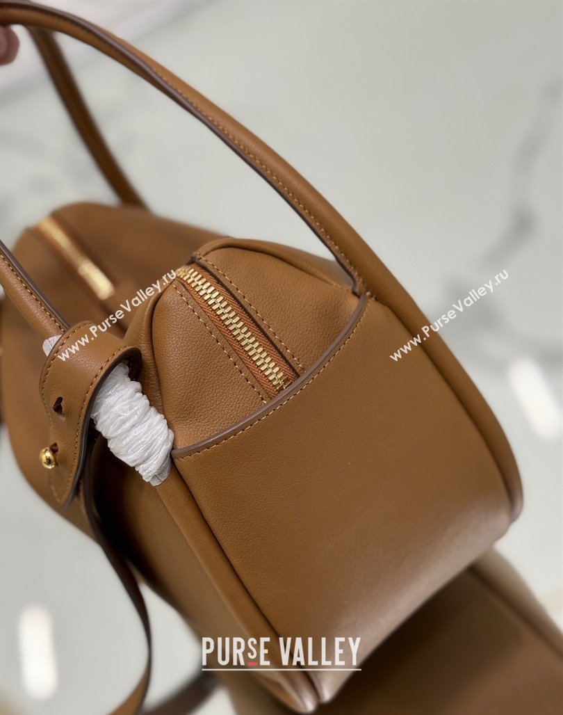 Prada Leather handbag Brown 2024 1BA451 (YZ-240524038)