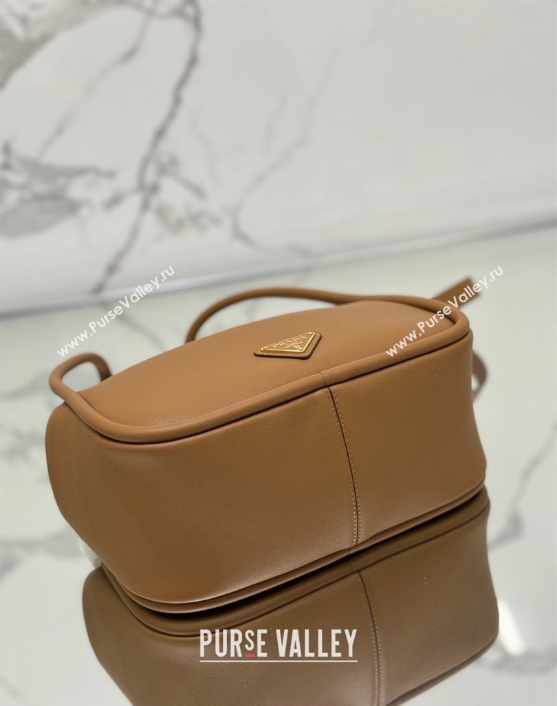 Prada Leather handbag Brown 2024 1BA451 (YZ-240524038)