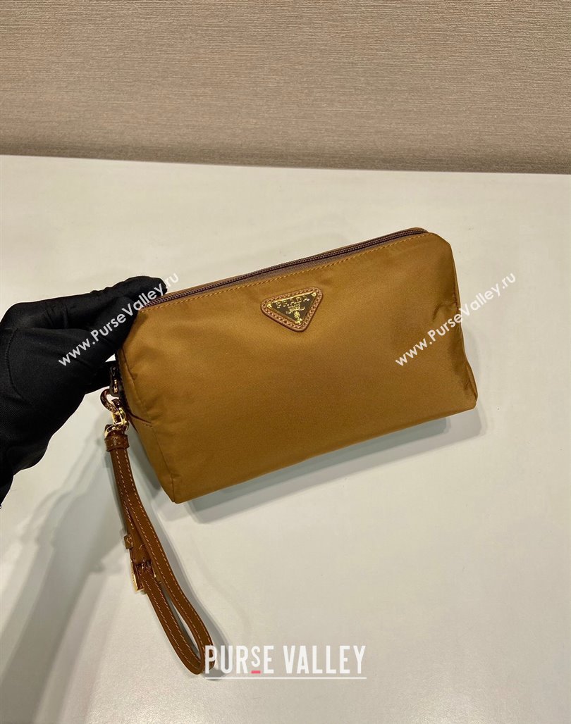 Prada Re-Nylon pouch Brown 2024 1NS693 (YZ-240524050)