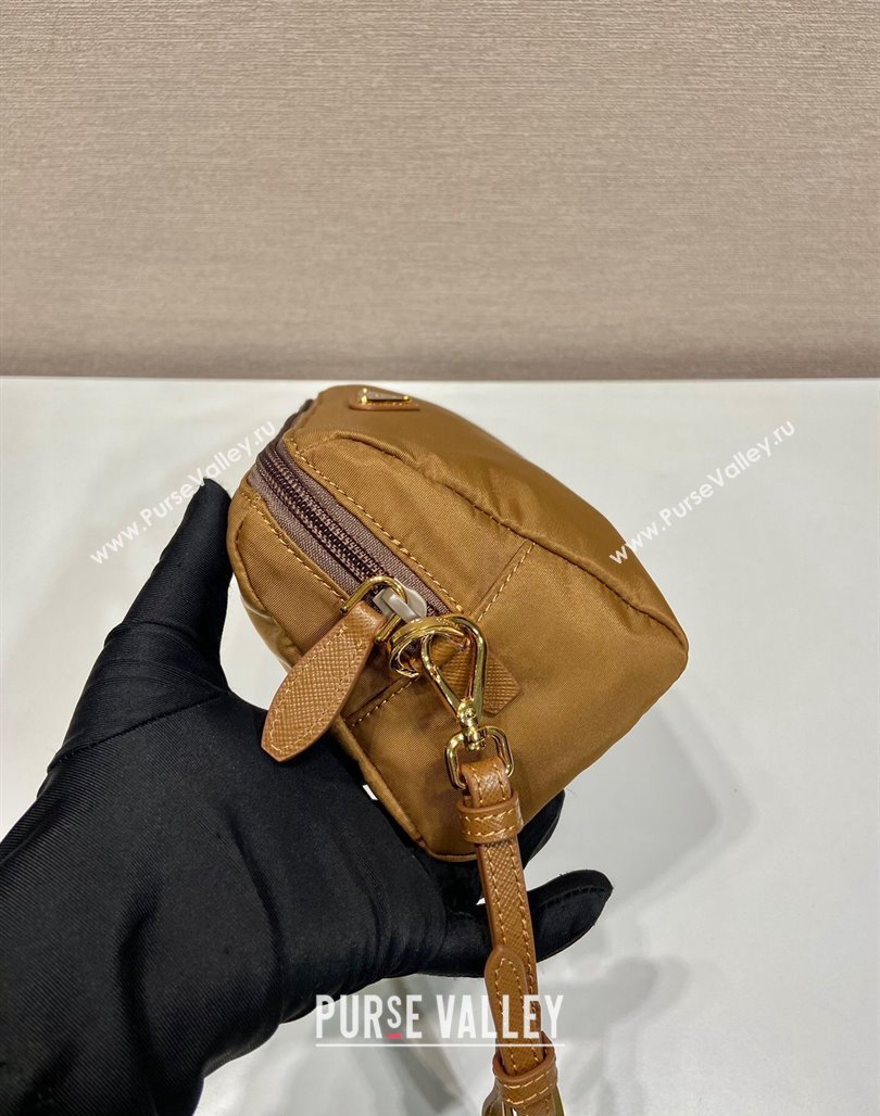 Prada Re-Nylon pouch Brown 2024 1NS693 (YZ-240524050)