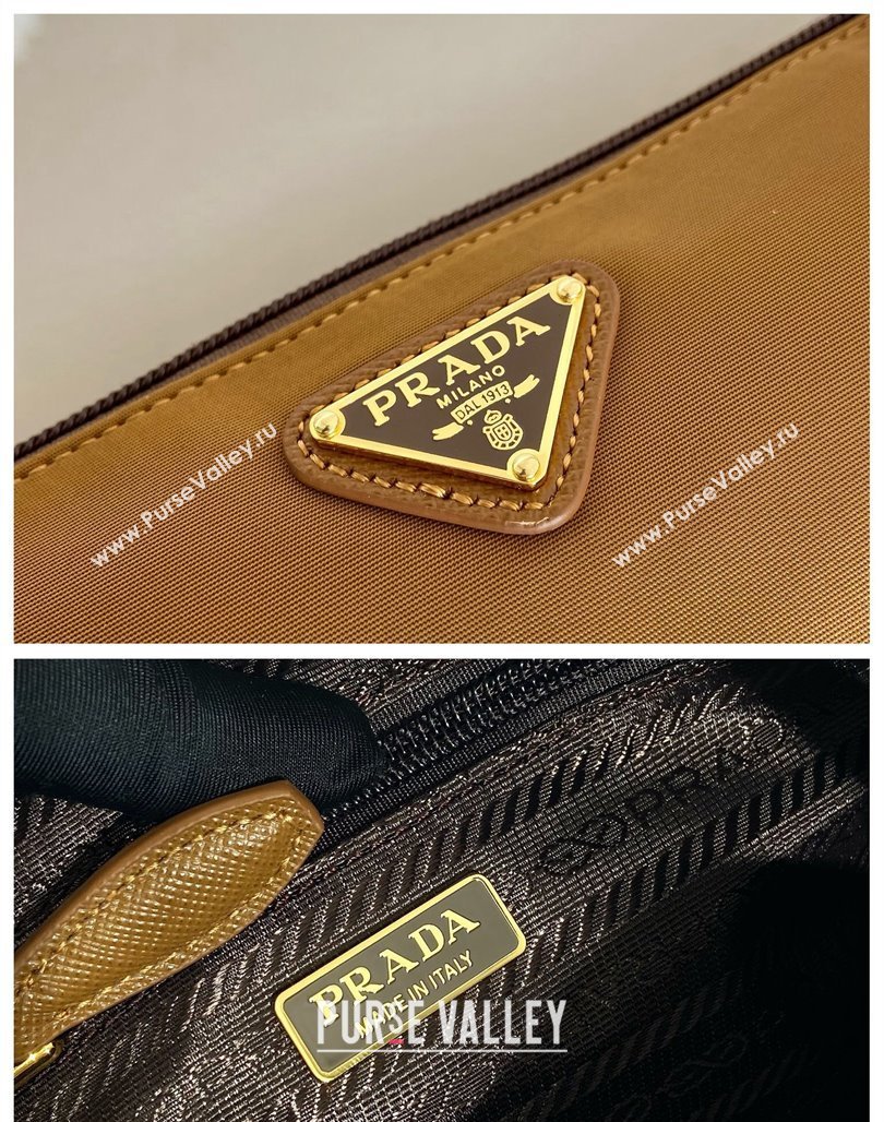 Prada Re-Nylon pouch Brown 2024 1NS693 (YZ-240524050)