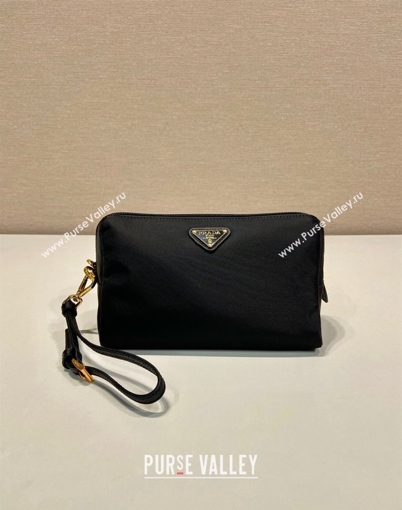 Prada Re-Nylon pouch Black/Gold 2024 1NS693 (YZ-240524051)