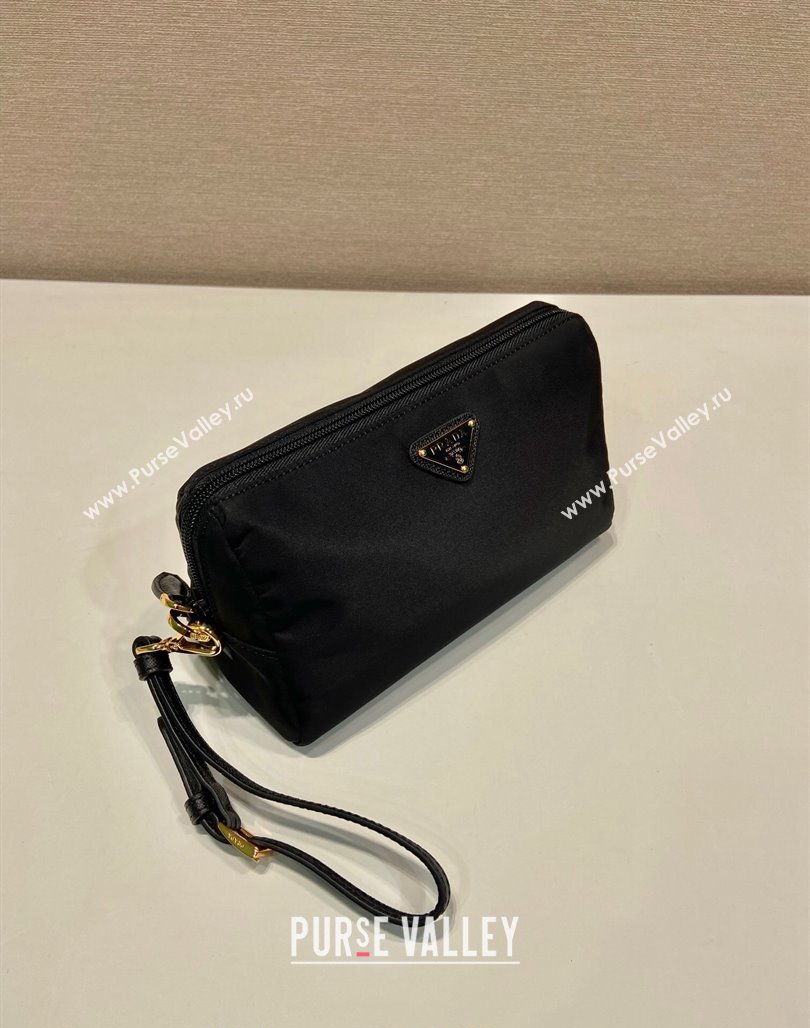 Prada Re-Nylon pouch Black/Gold 2024 1NS693 (YZ-240524051)