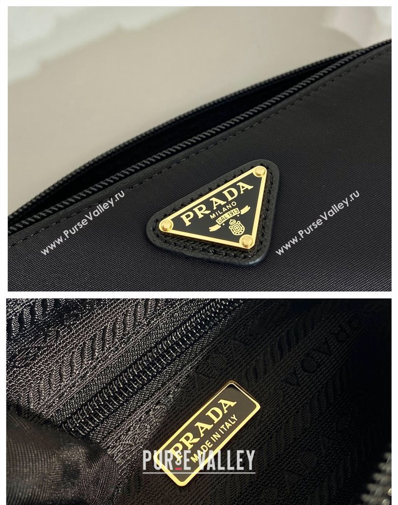 Prada Re-Nylon pouch Black/Gold 2024 1NS693 (YZ-240524051)