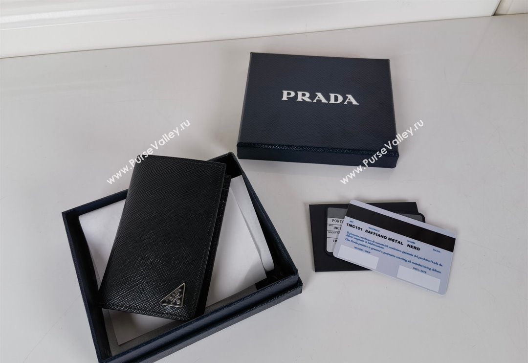 Prada Saffiano Leather Card Holder Wallet 2024 2MC101 (YZ-240524079)