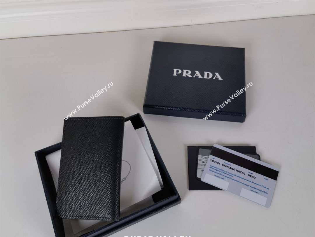 Prada Saffiano Leather Card Holder Wallet 2024 2MC101 (YZ-240524079)