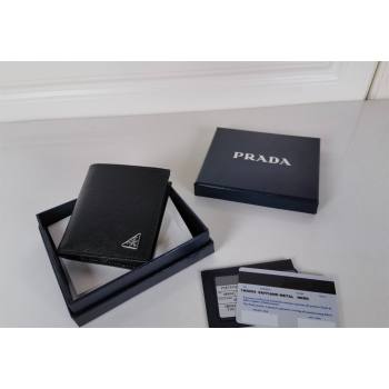 Prada Saffiano leather wallet Black 2024 2MO004 (YZ-240524080)