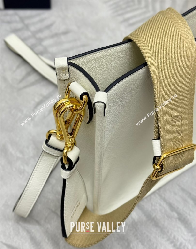 Prada Leather Bucket bag 1BH220 White 2024 (YZ-240624057)