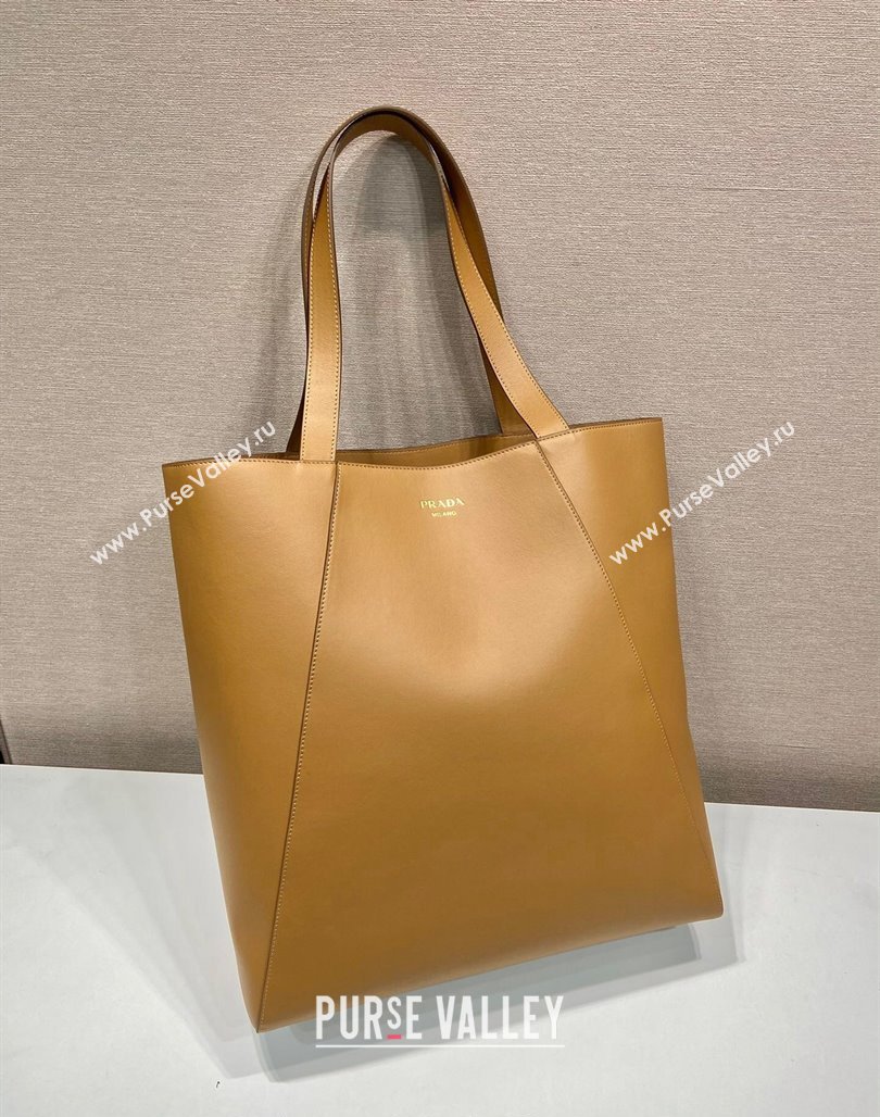 Prada Mens Leather tote bag Beige 2024 2VG122 (YZ-240715038)