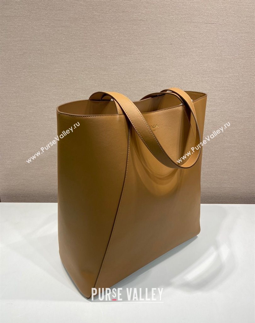 Prada Mens Leather tote bag Beige 2024 2VG122 (YZ-240715038)