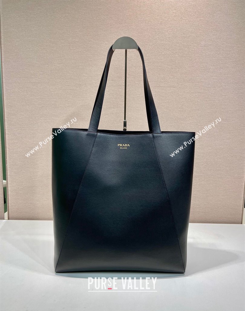 Prada Mens Leather tote bag Black 2024 2VG122 (YZ-240715039)