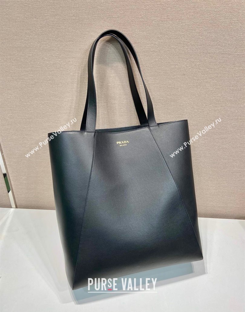 Prada Mens Leather tote bag Black 2024 2VG122 (YZ-240715039)