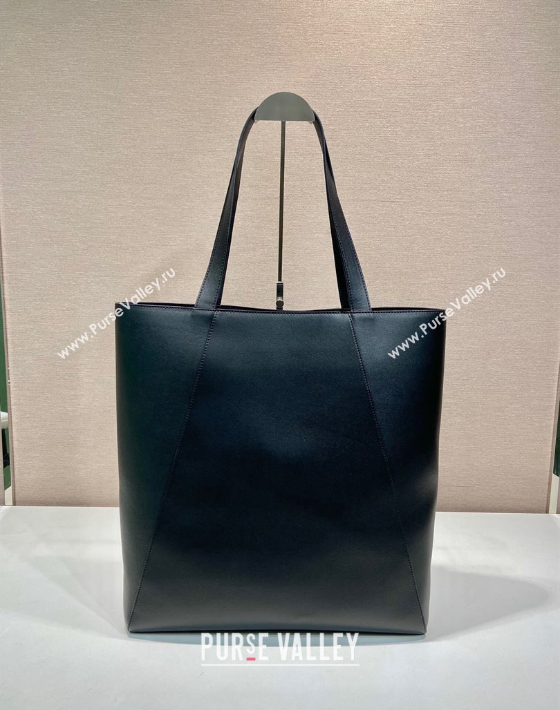 Prada Mens Leather tote bag Black 2024 2VG122 (YZ-240715039)