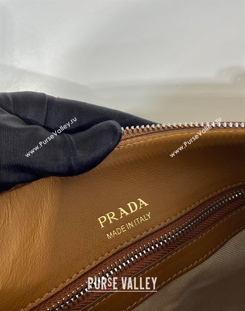 Prada Mens Leather shoulder bag Dark Beige 2024 2VH177 (YZ-240715040)