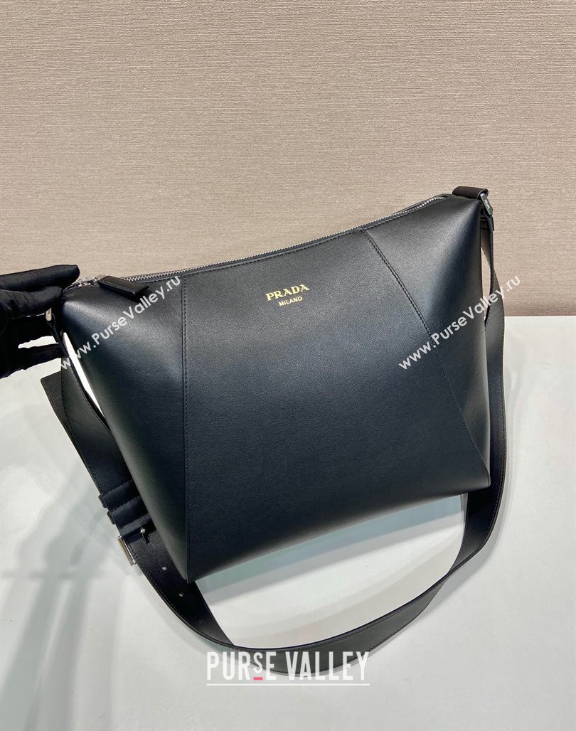 Prada Mens Leather shoulder bag Black 2024 2VH177 (YZ-240715041)