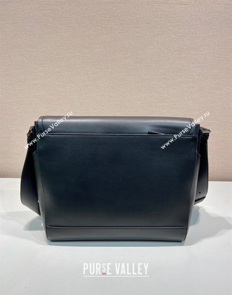 Prada Mens Large Leather shoulder bag Black 2024 2VD068 (YZ-240715043)