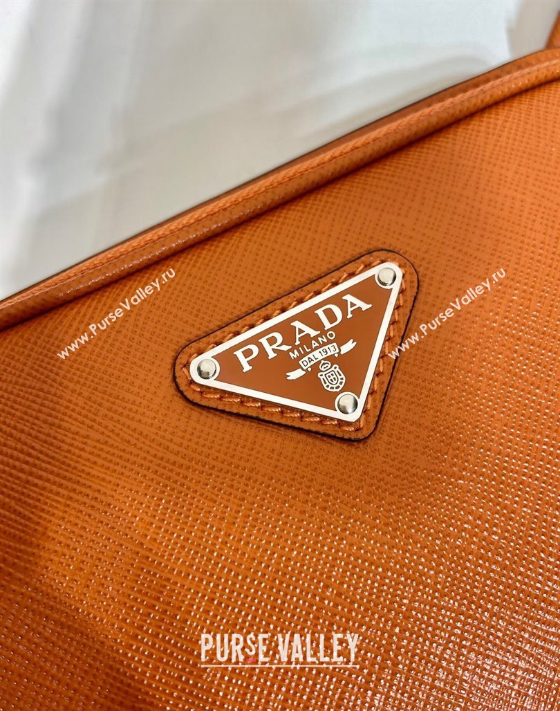 Prada Mens Saffiano Leather Belt bag 2VH156 Orange 2024 (YZ-240715046)