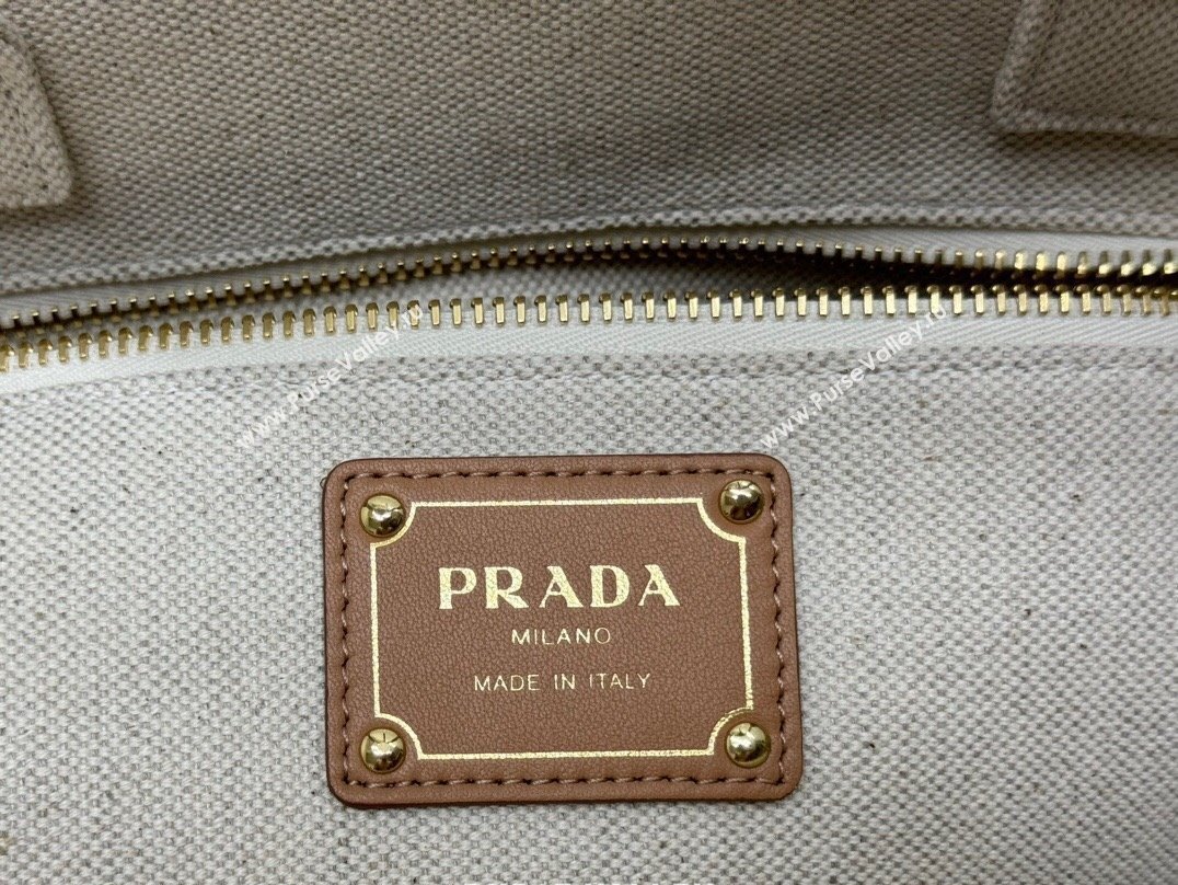 Prada Medium linen blend tote bag 2024 1BG474 (YZ-240715048)