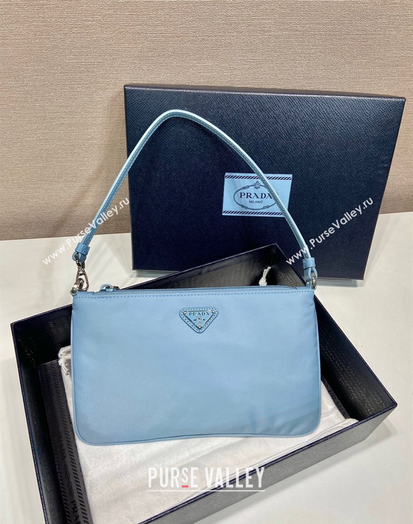 Prada Re-Nylon mini bag 1NI545 Light Blue 2024 (YZ-240715025)