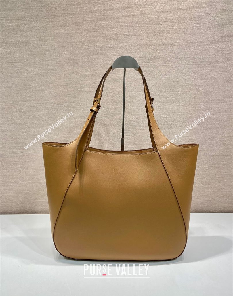 Prada Leather Tote bag 1bg512 Brown 2024 (YZ-240715069)