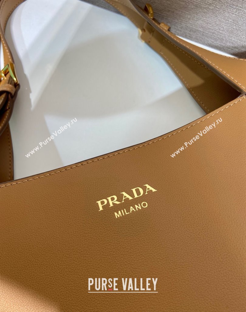 Prada Leather Tote bag 1bg512 Brown 2024 (YZ-240715069)