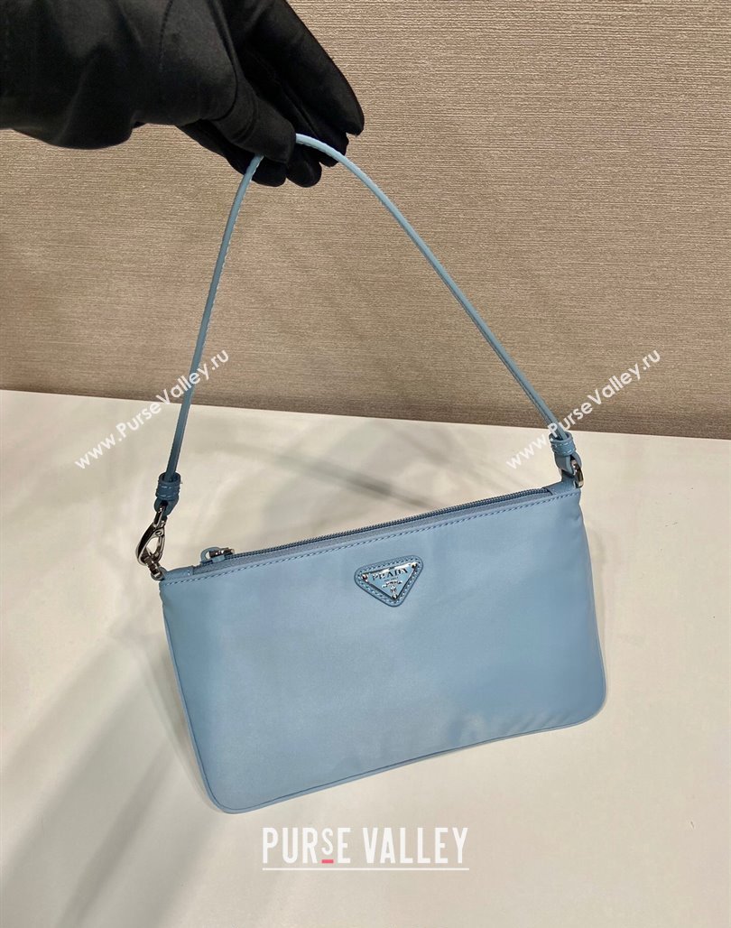 Prada Re-Nylon mini bag 1NI545 Light Blue 2024 (YZ-240715025)