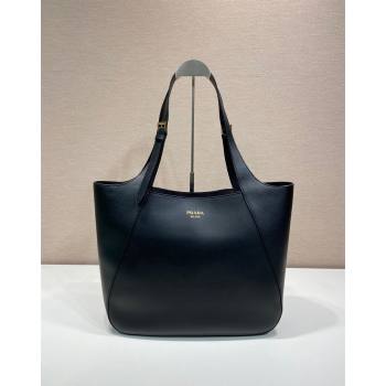 Prada Leather Tote bag 1bg512 Black 2024 (YZ-240715070)