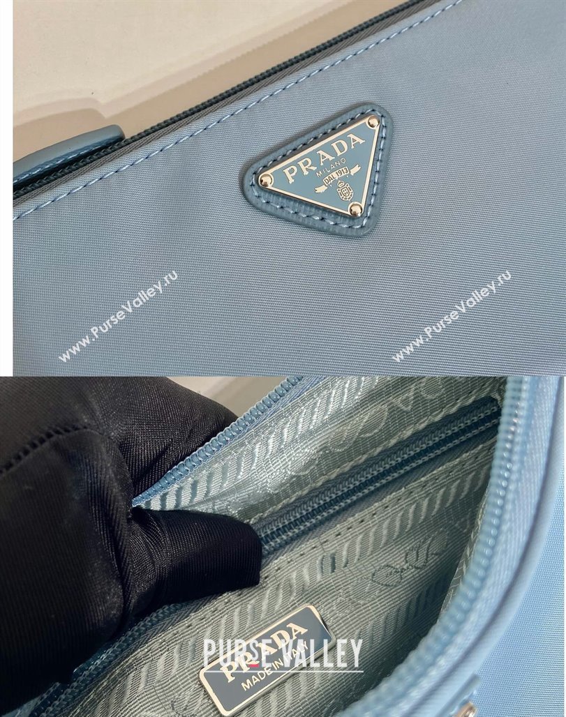 Prada Re-Nylon mini bag 1NI545 Light Blue 2024 (YZ-240715025)