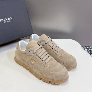 Prada Faded suede sneakers Beige 2024 071902 (MD-240719128)