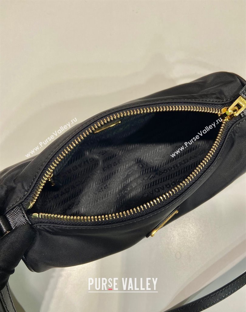 Prada Re-Nylon Round pouch bag Black 2024 1NE058 (YZ-240805078)